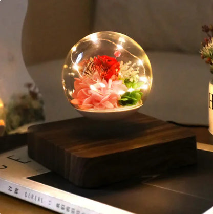 Magnetic Levitation Perpetual Flower Ornament