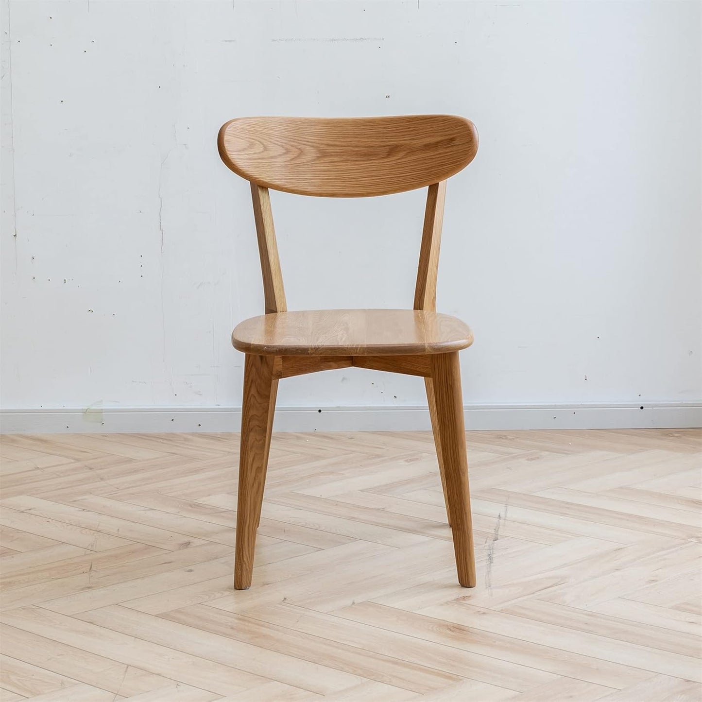 Oak Dining Chair with Solid Wood Construction (46.5 * 54 * 80cm)