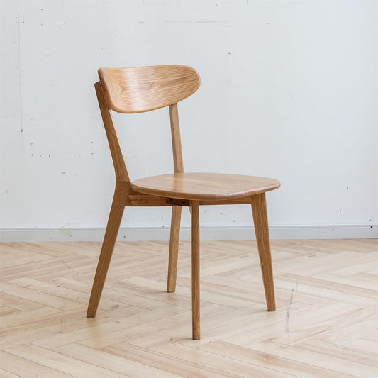 Oak Dining Chair with Solid Wood Construction (46.5 * 54 * 80cm)