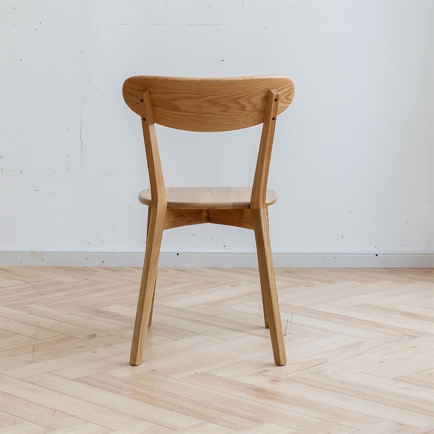 Oak Dining Chair with Solid Wood Construction (46.5 * 54 * 80cm)