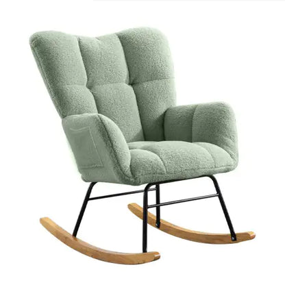 Light Green Rocking Chair with Foam Filler (27.10 inches)