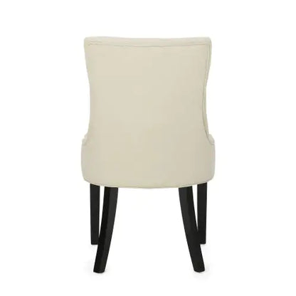 Beige Dining Chair with Fabric (21.50 inches)