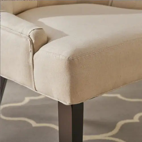 Beige Dining Chair with Fabric (21.50 inches)