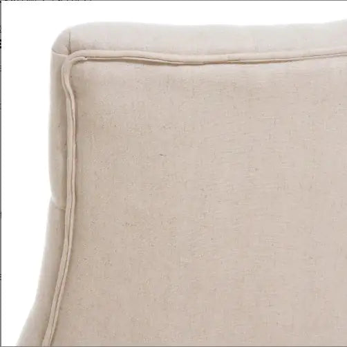 Beige Dining Chair with Fabric (21.50 inches)