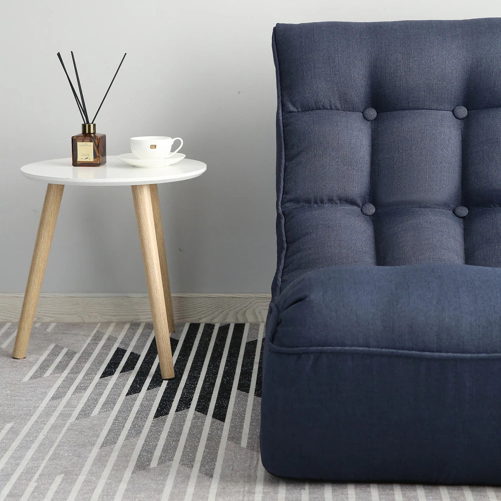 Navy Single Sofa Reclining Chair with Adjustable Feature (23.60 x 41.30 x 29.00 inches)