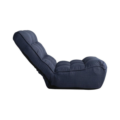 Navy Single Sofa Reclining Chair with Adjustable Feature (23.60 x 41.30 x 29.00 inches)