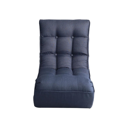 Navy Single Sofa Reclining Chair with Adjustable Feature (23.60 x 41.30 x 29.00 inches)