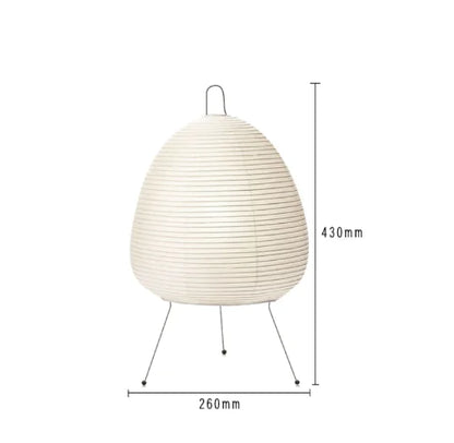 Japanese-Style Rice Paper Table Lamp