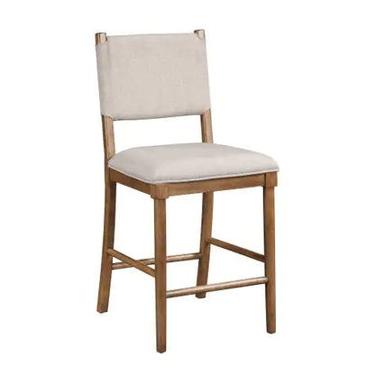 Light Brown Counter Chair with Wood (22.00 inches)