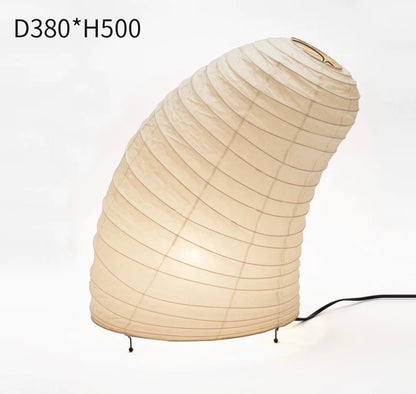 Japanese-Style Rice Paper Table Lamp