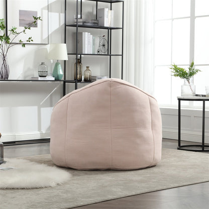 Pink Bedding Bean Bag Sofa Chair with Footrest (40.00 inches)