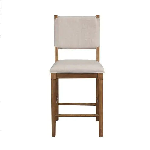 Light Brown Counter Chair with Wood (22.00 inches)