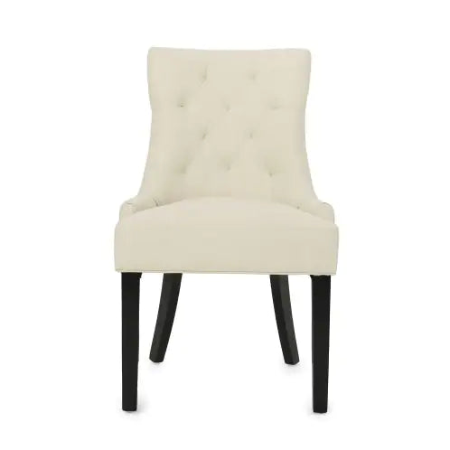 Beige Dining Chair with Fabric (21.50 inches)